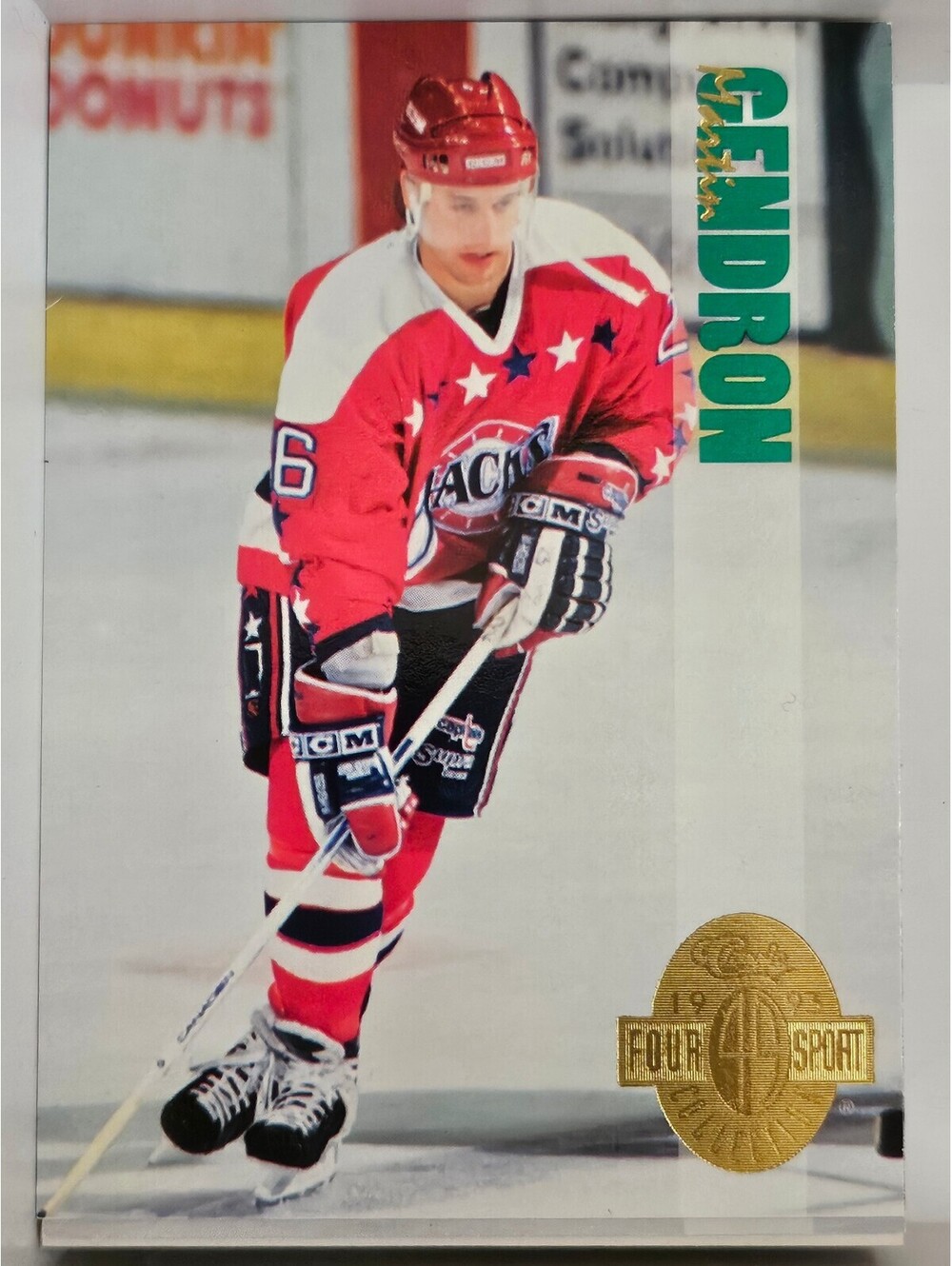 1993 Classic Four Sport Hockey # 234 Martin Gendron RC
